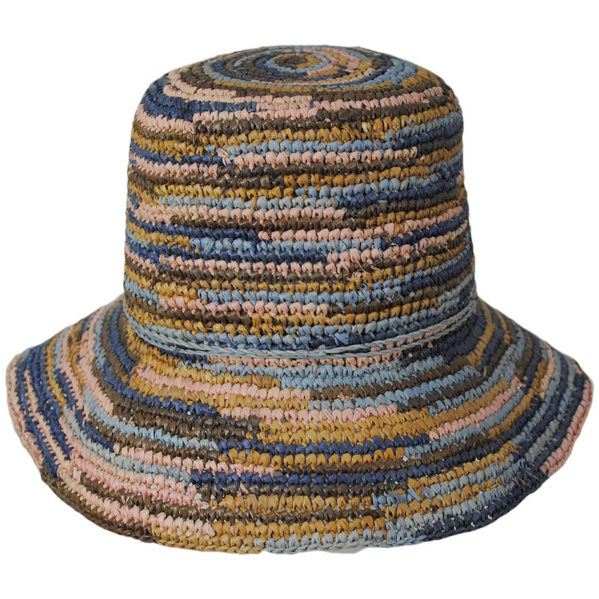 Iris Raffia Straw Bucket Hat - Image 8