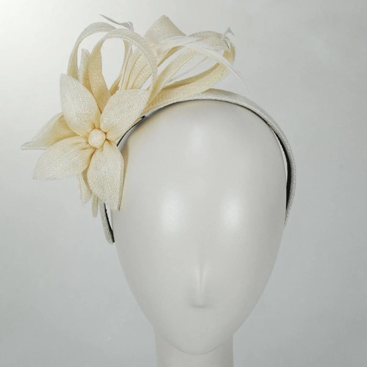 Jada Sinamay Straw Fascinator Hat - Image 3