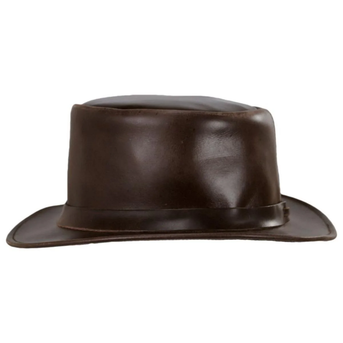 John Bull Leather Top Hat - Brown - Image 3