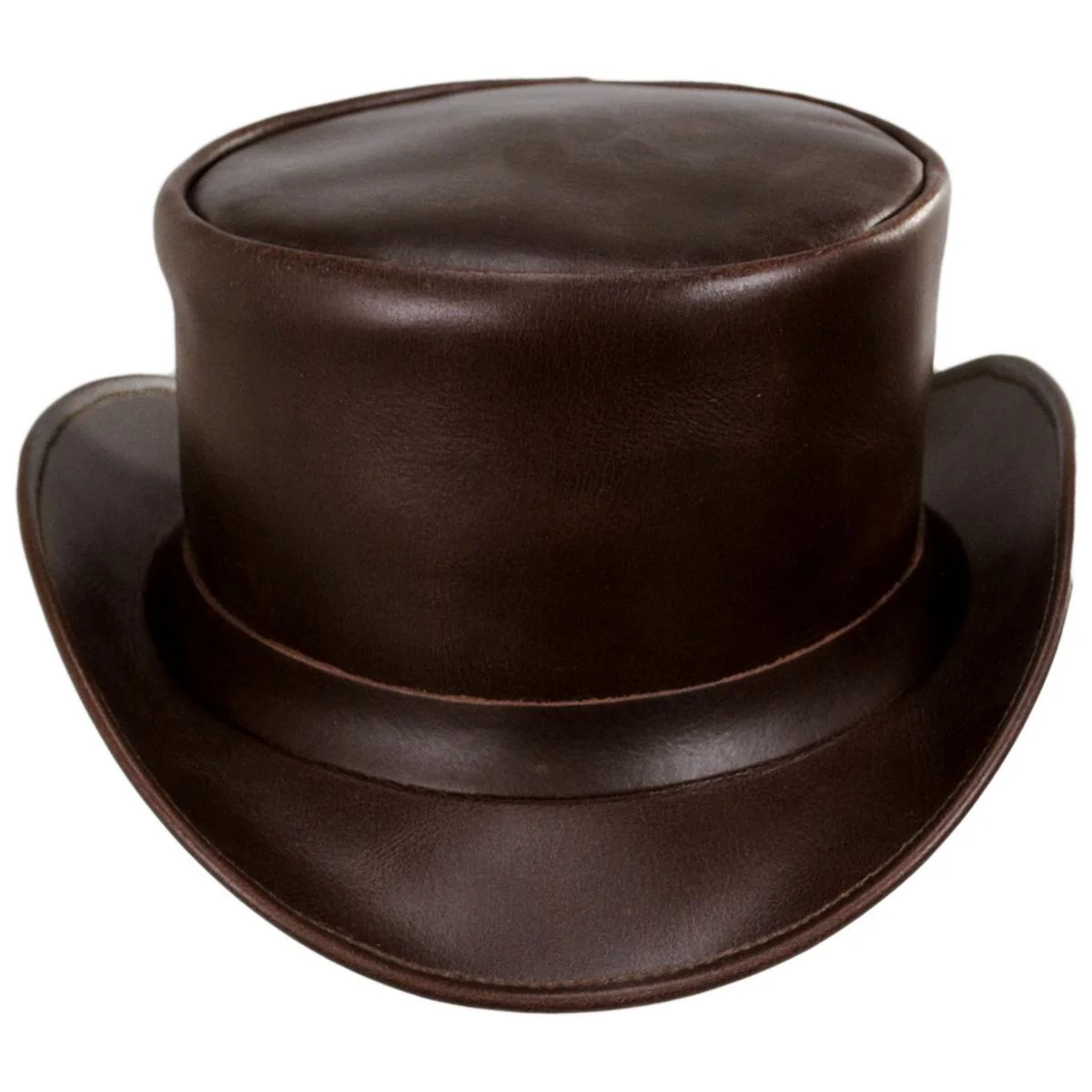 John Bull Leather Top Hat - Brown - Image 5
