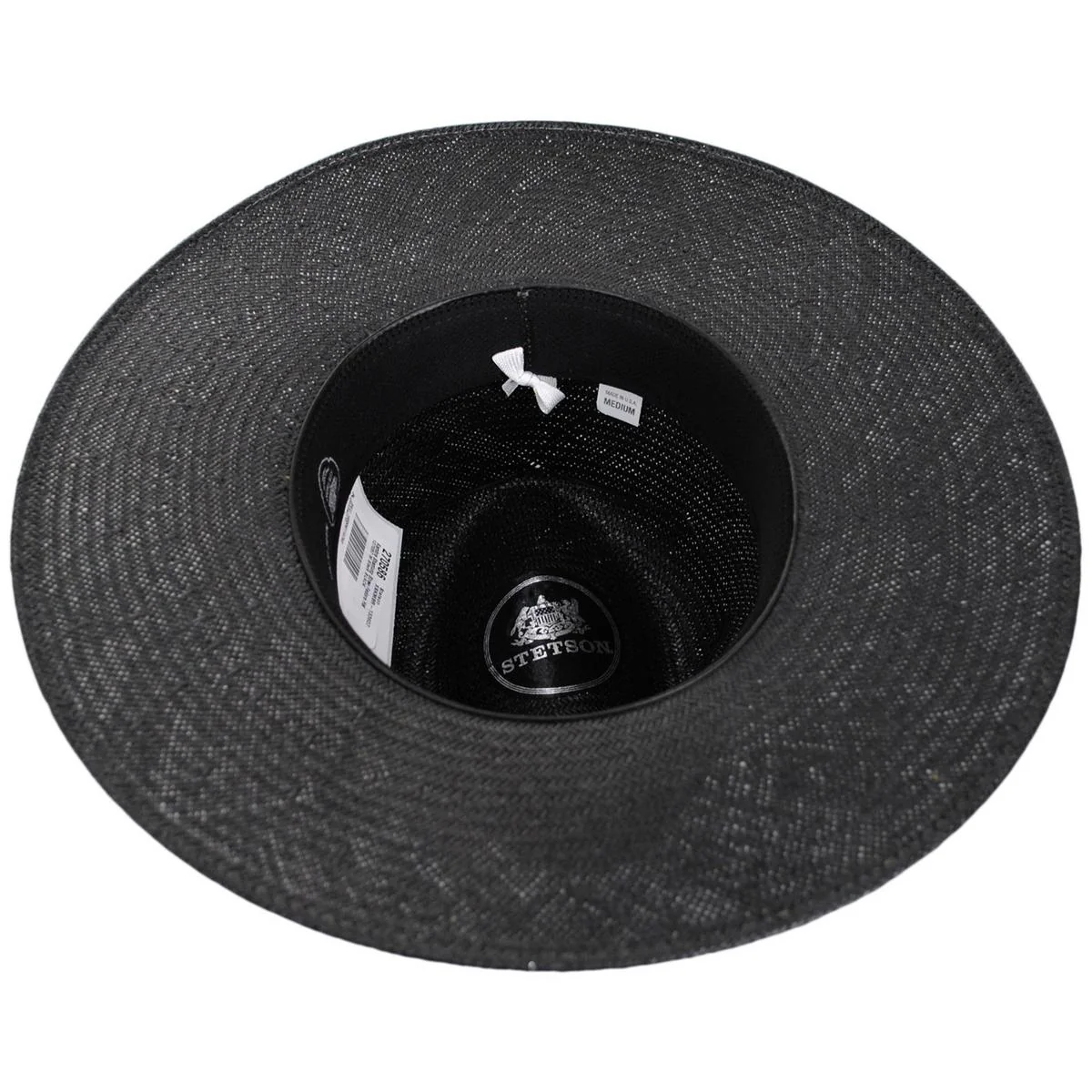 Kambra Shantung Straw Fedora Hat - Image 4