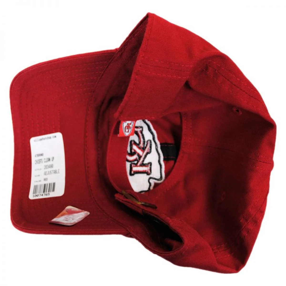 Kansas City Chiefs NFL Clean Up Strapback Baseball Cap Dad Hat - Image 4