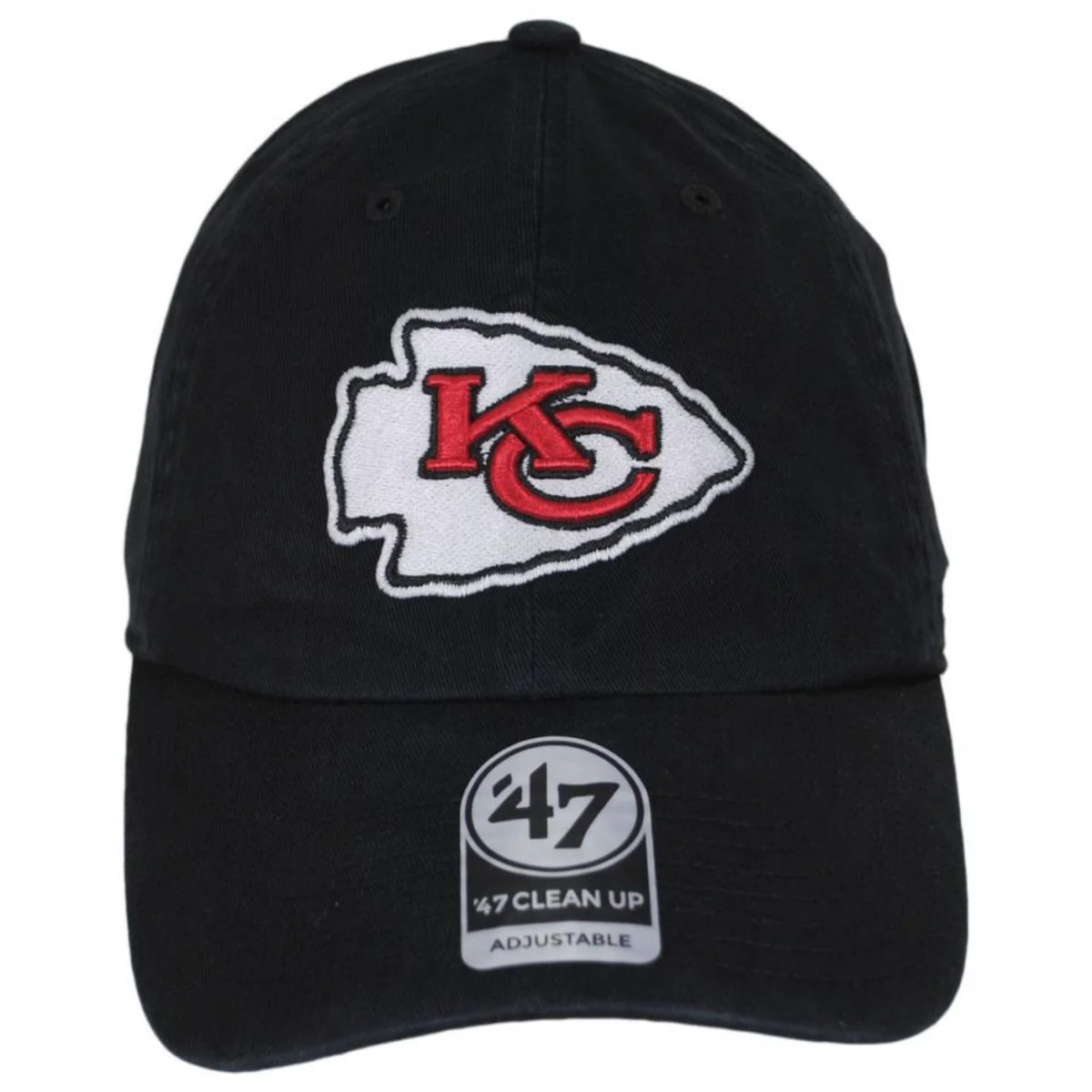 Kansas City Chiefs NFL Clean Up Strapback Baseball Cap Dad Hat - Image 6
