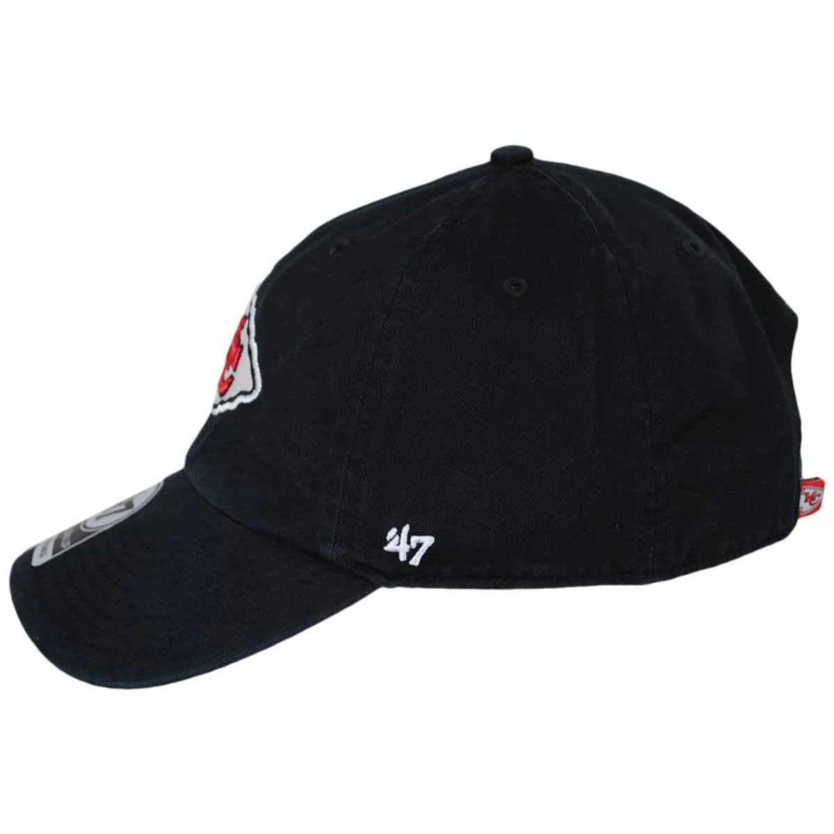 Kansas City Chiefs NFL Clean Up Strapback Baseball Cap Dad Hat - Image 7