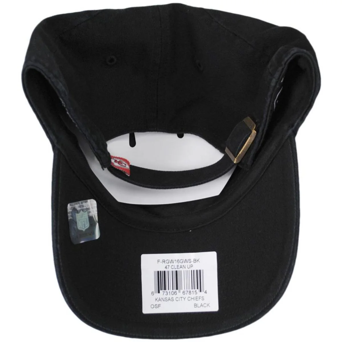 Kansas City Chiefs NFL Clean Up Strapback Baseball Cap Dad Hat - Image 8