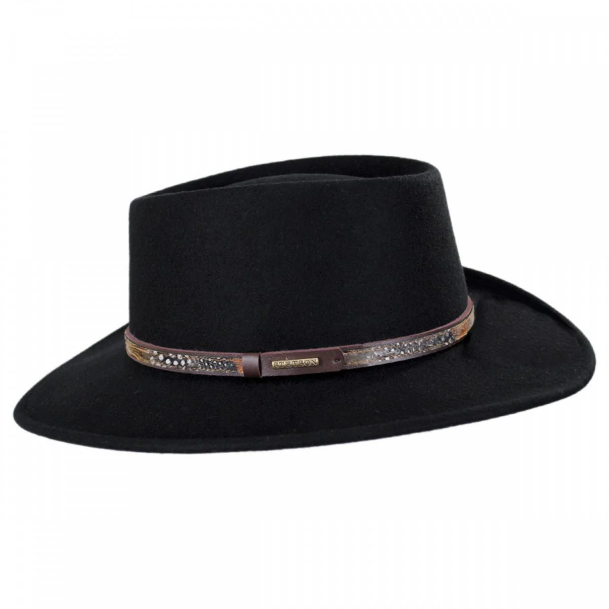 Kelso Crushable Wool Felt Gambler Western Hat - Image 10