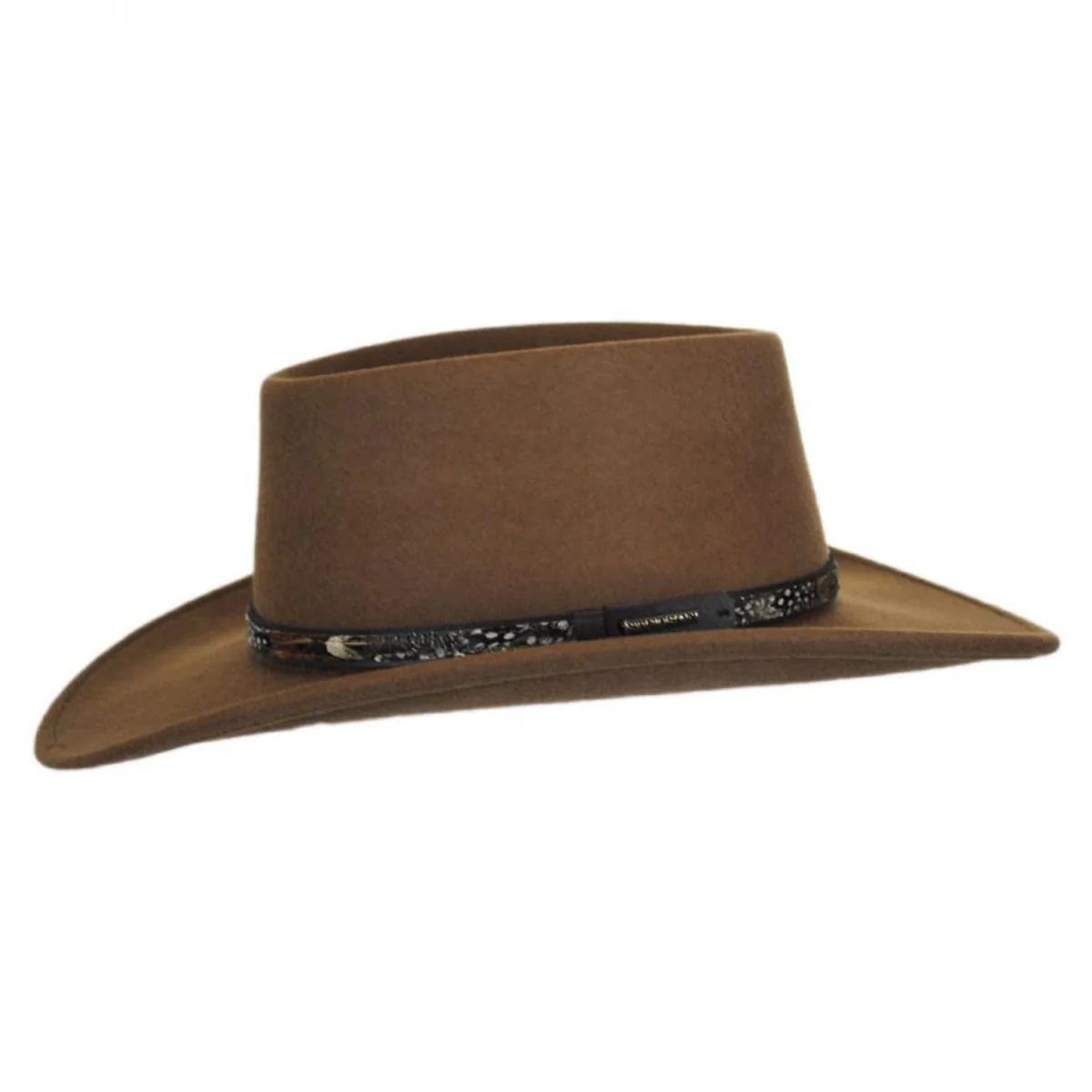 Kelso Crushable Wool Felt Gambler Western Hat - Image 6