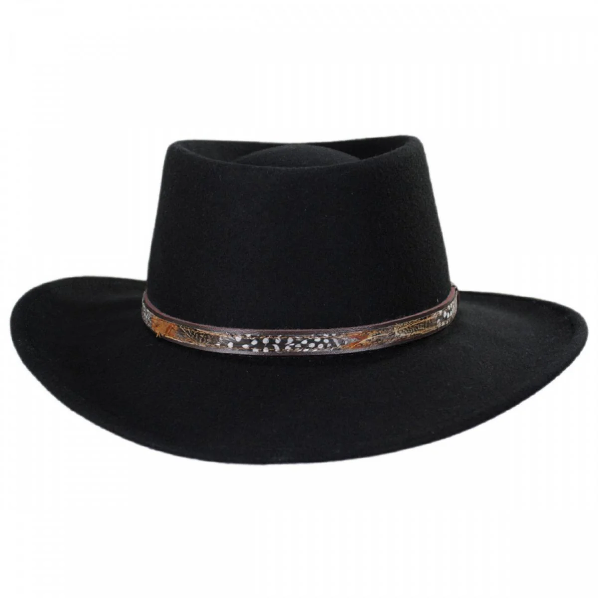 Kelso Crushable Wool Felt Gambler Western Hat - Image 9