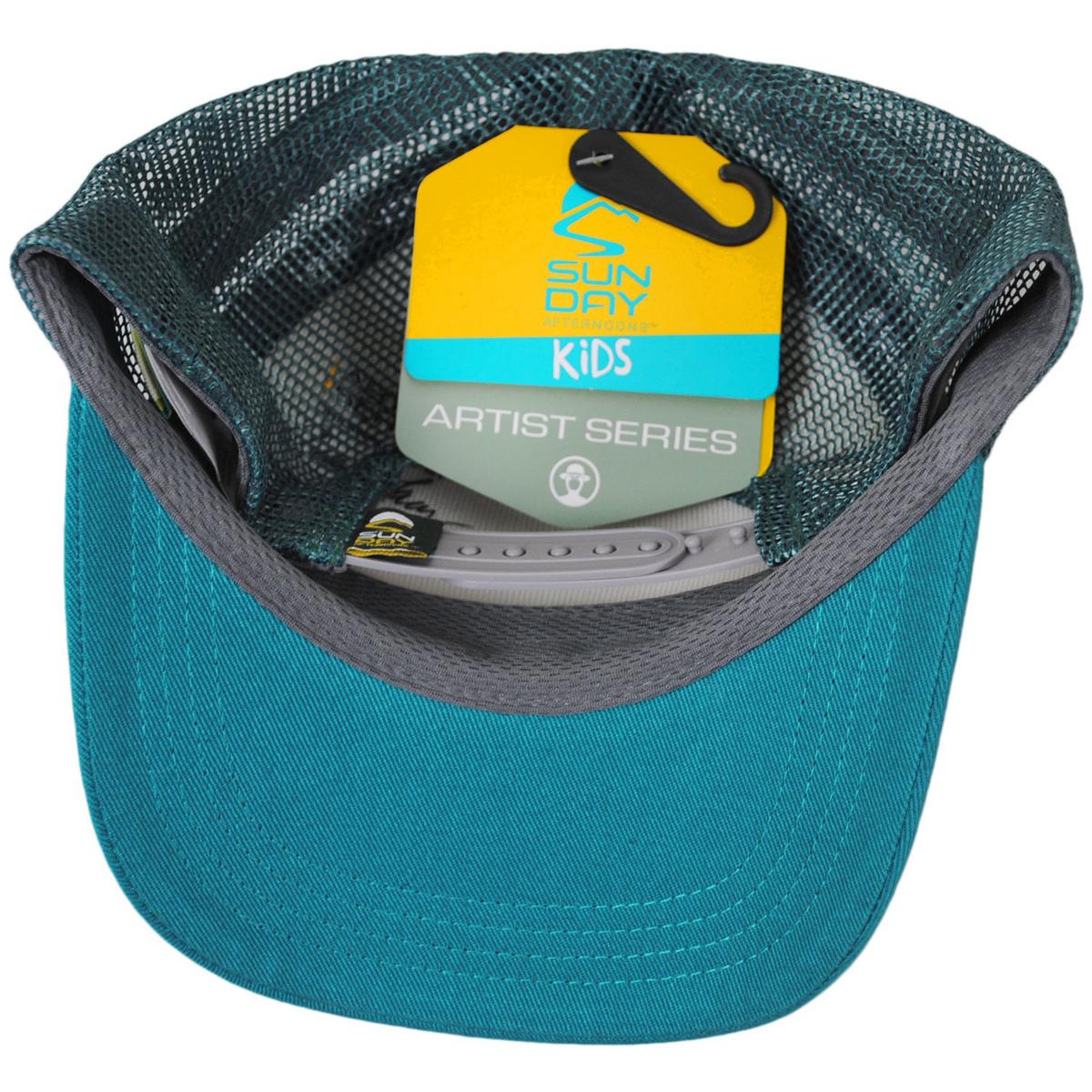 Kid's Garden Party Trucker Snapback Baseball Cap - Image 4