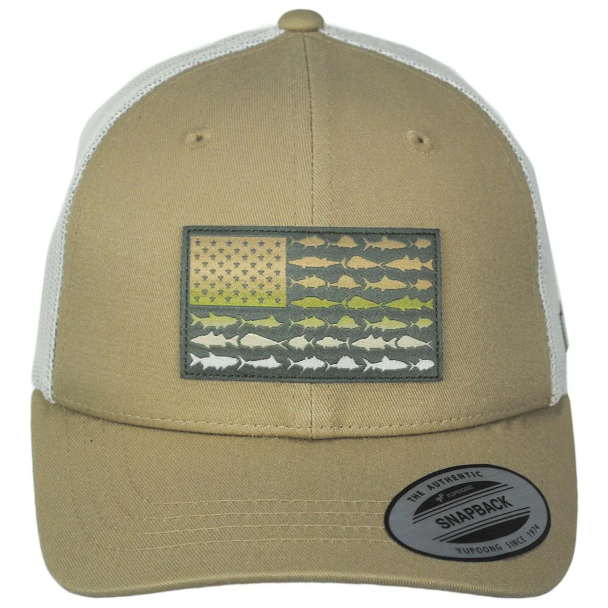 Kid's PFG Fish Flag Snapback Baseball Cap - Image 3