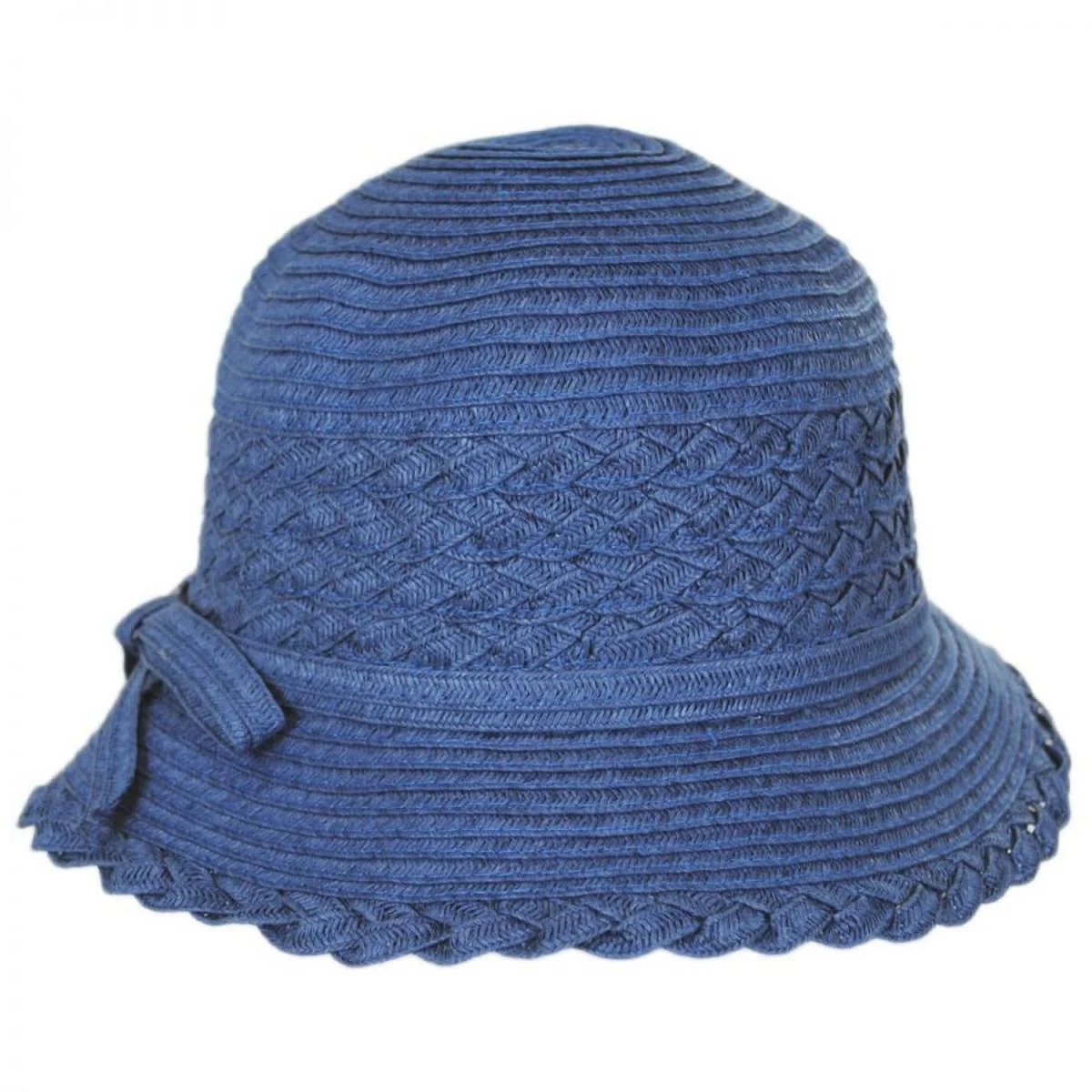 Kid's Toyo Braid Cloche Hat - Image 2