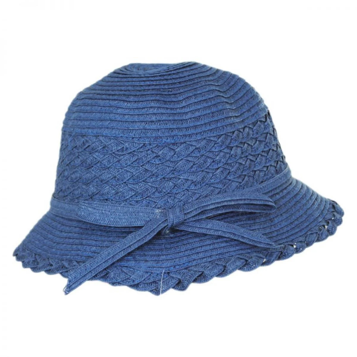 Kid's Toyo Braid Cloche Hat - Image 3