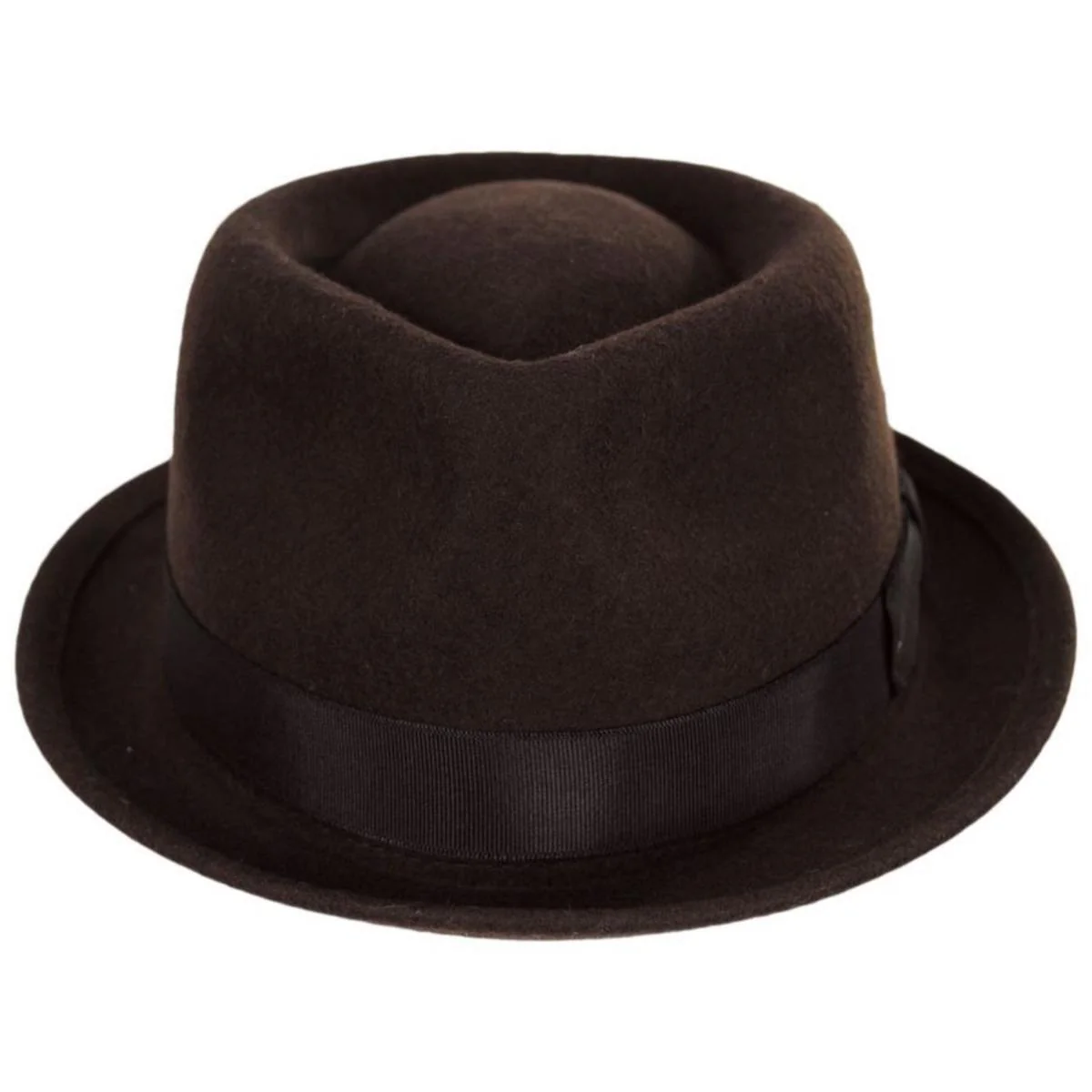 Kid's Wool Felt C-Crown Trilby Fedora Hat - Image 3