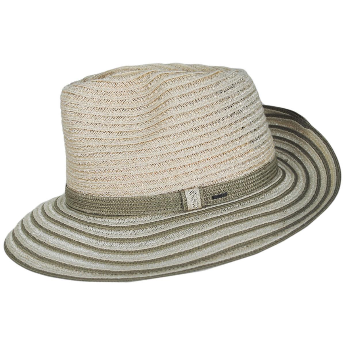 Kylen Hemp Braid Straw Fedora Hat - Image 3