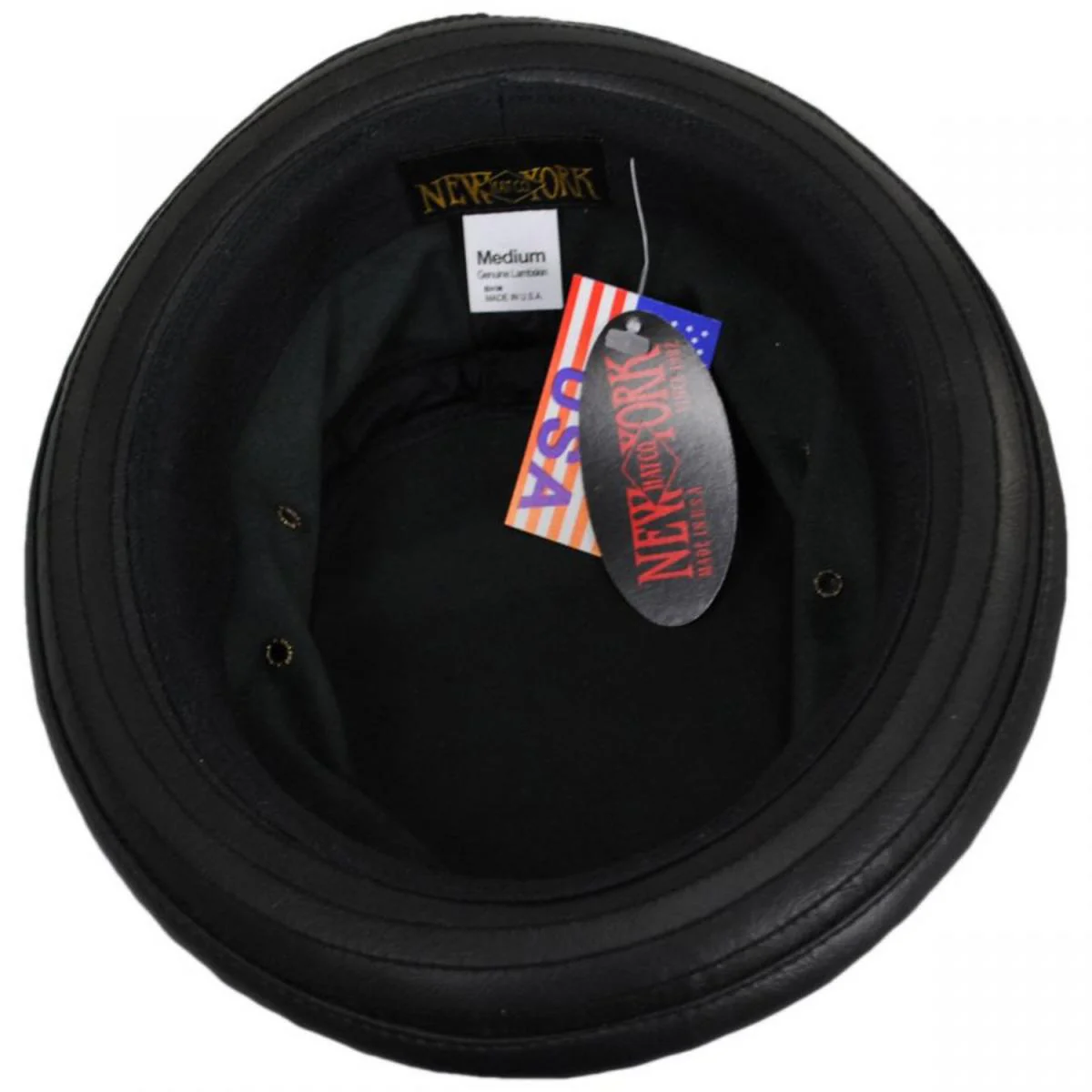Lambskin Leather Bucket Hat - Image 4