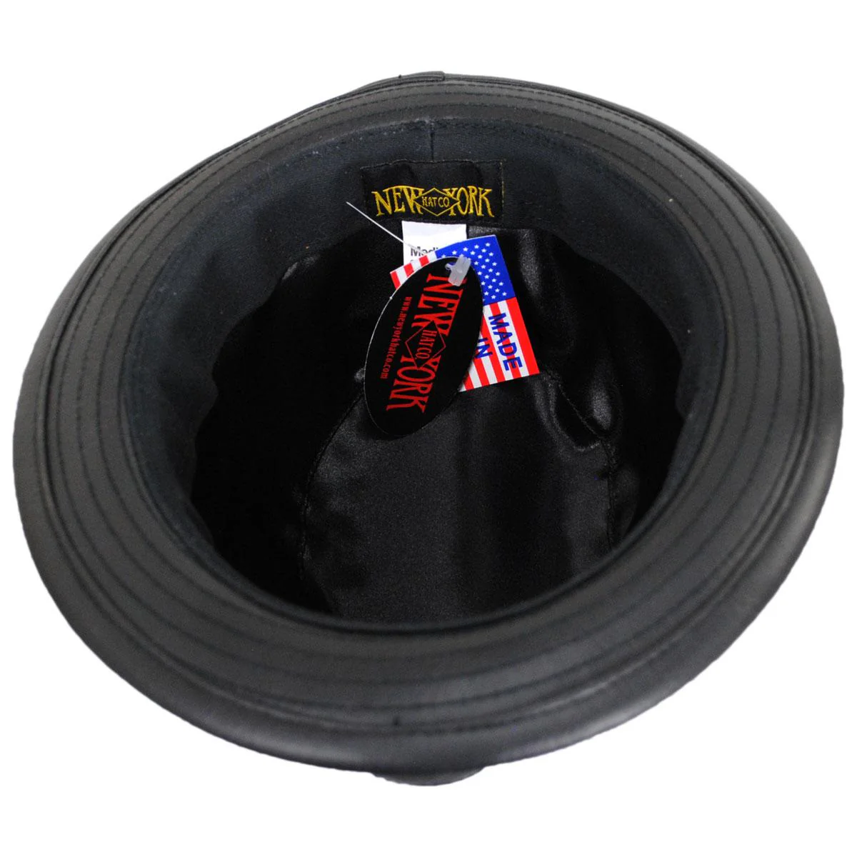 Lambskin Leather Fedora Hat - Image 4