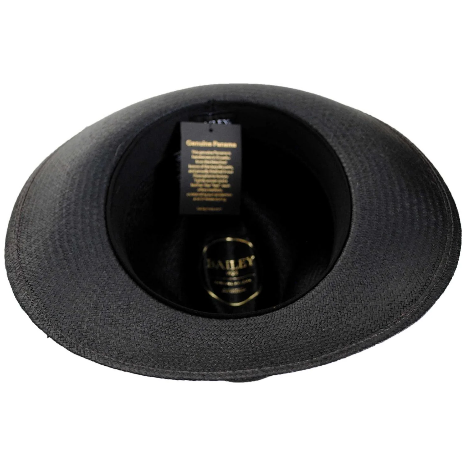 Langdon Panama Straw Fedora Hat - Image 8