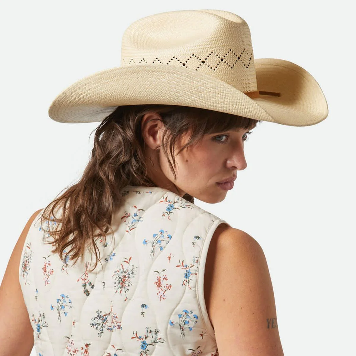 Laredo Panama Straw Western Hat - Image 3
