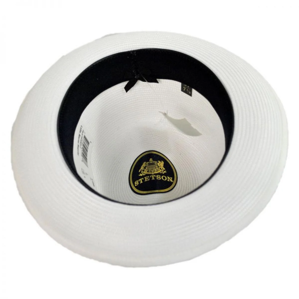 Latte Florentine Milan Straw Fedora Hat - Image 12