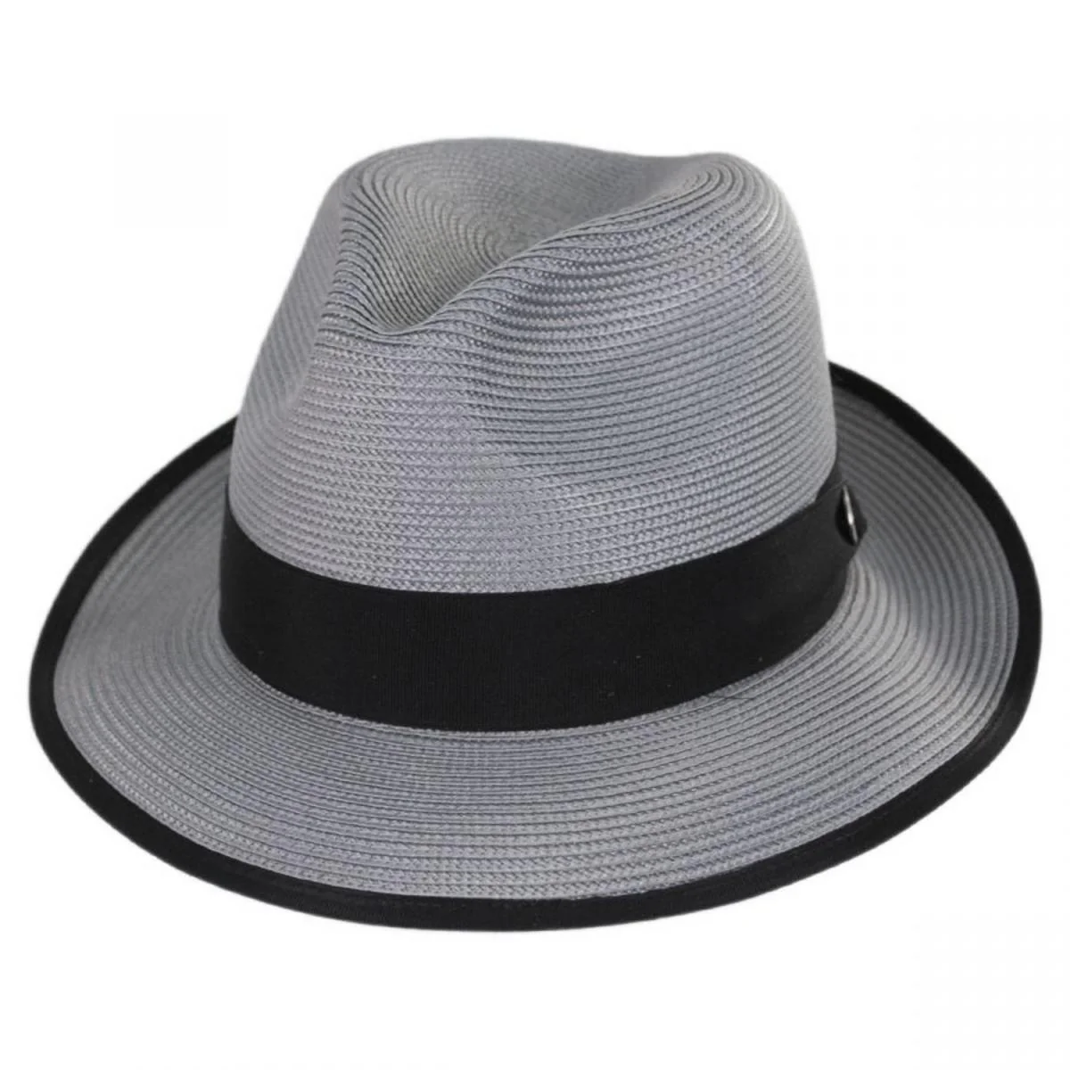Latte Florentine Milan Straw Fedora Hat - Image 13