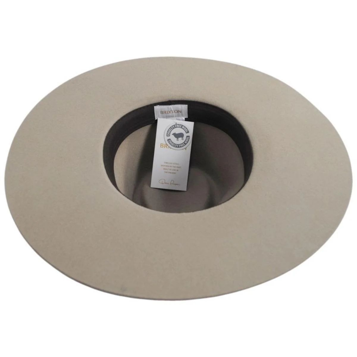 Leigh Wool Felt Wide Brim Fedora Hat - FINAL SALE - Image 10