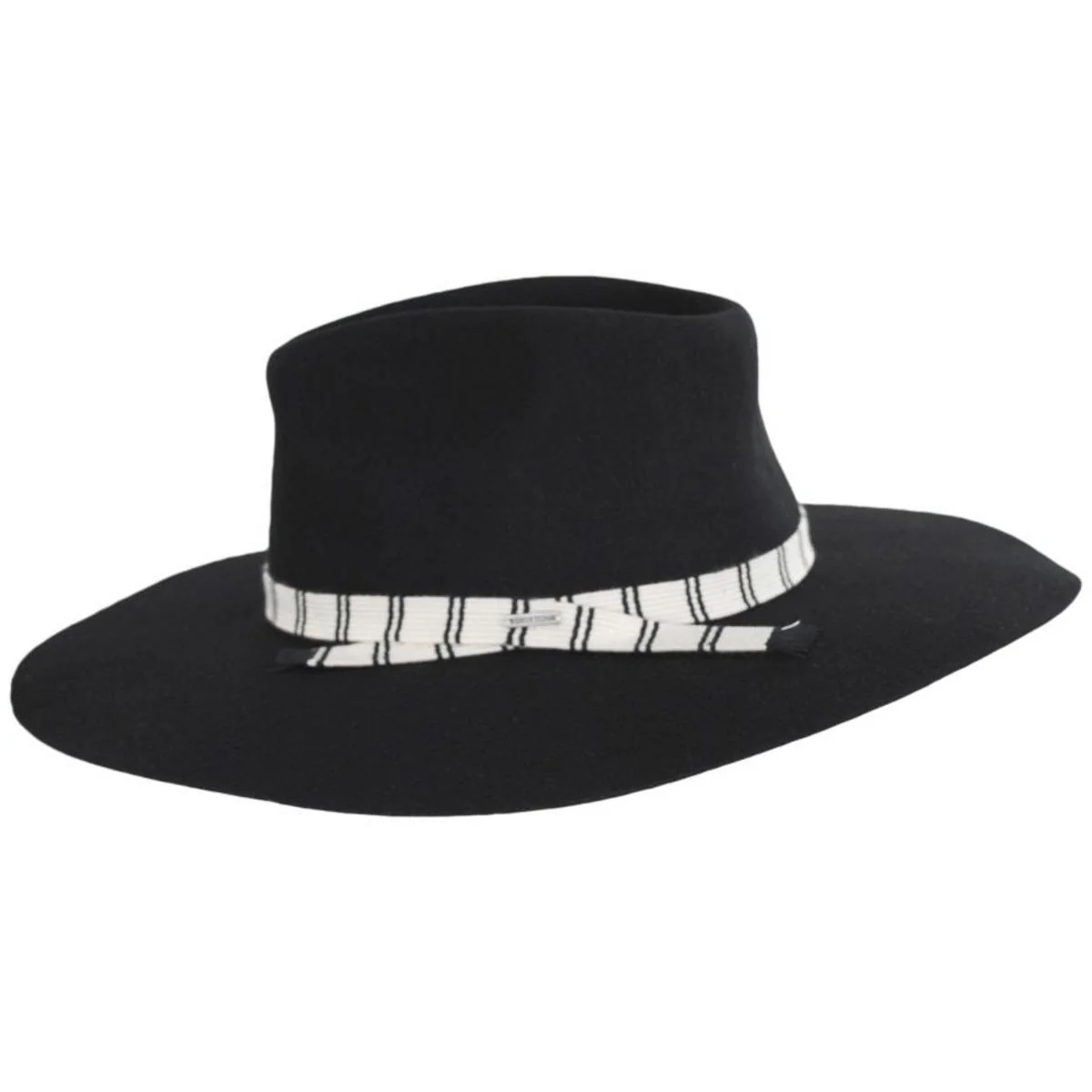 Leigh Wool Felt Wide Brim Fedora Hat - FINAL SALE - Image 3