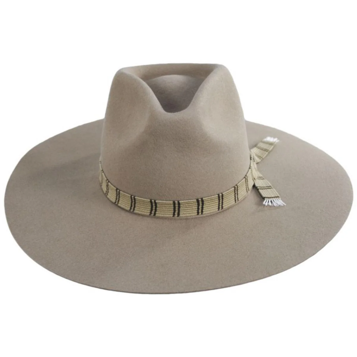 Leigh Wool Felt Wide Brim Fedora Hat - FINAL SALE - Image 8