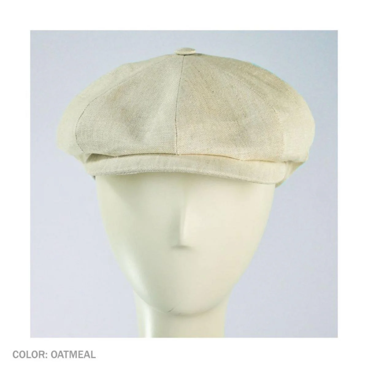 Linen Newsboy Cap - Image 2