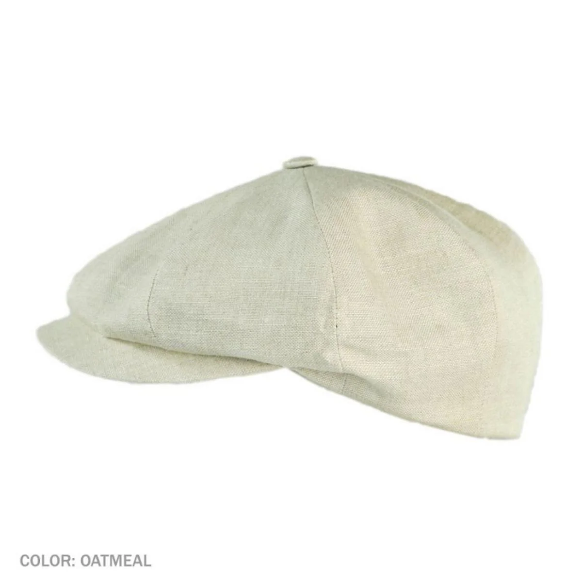 Linen Newsboy Cap - Image 3