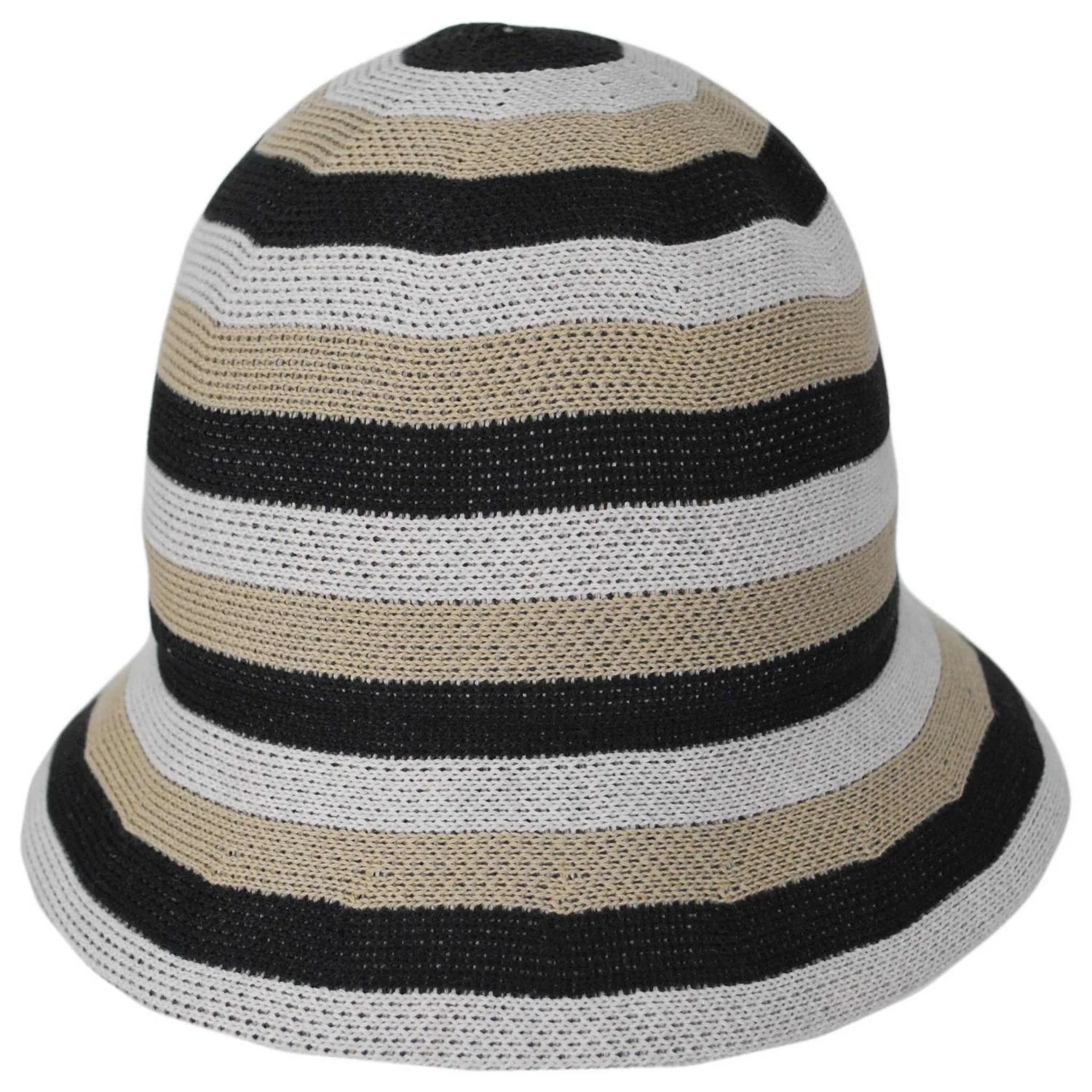 Lisboa Cotton Knit Stripe Bucket Hat - Image 4