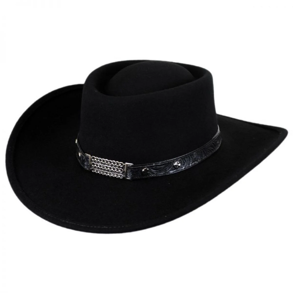 Little Joe Wool Felt Gambler Western Hat