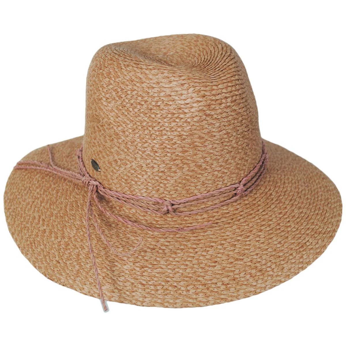 Llana Toyo Braid Straw Safari Fedora Hat