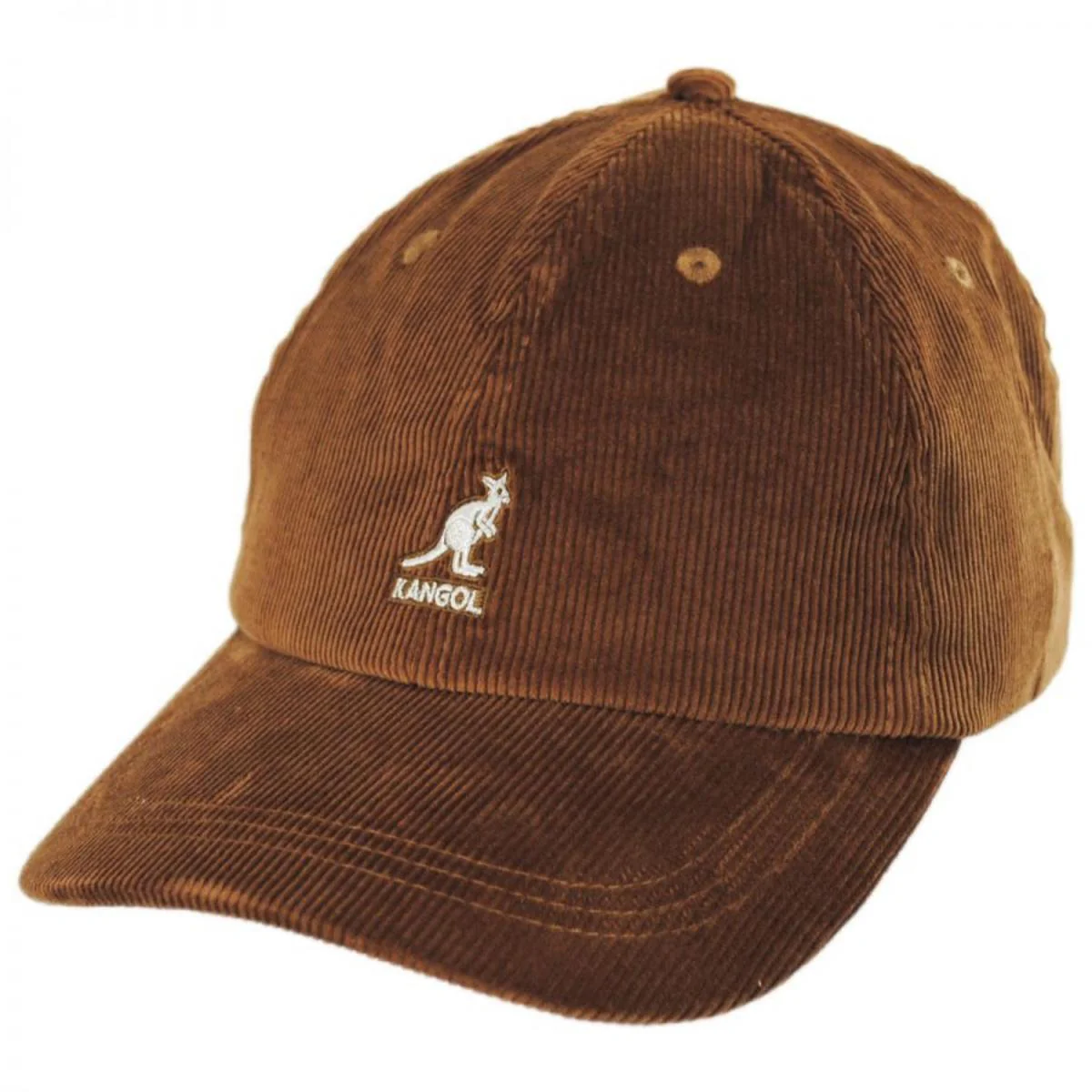 Logo Corduroy Strapback Baseball Cap Dad Hat - Image 17