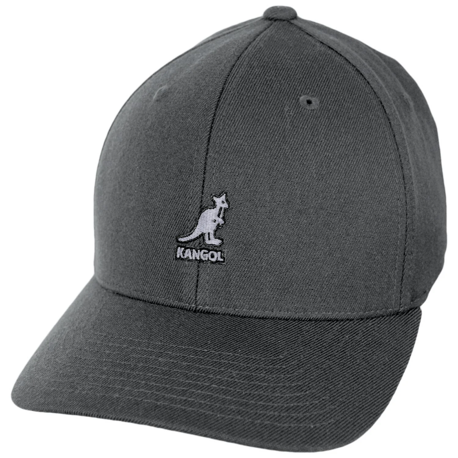 Logo Wool Flexfit Fitted Baseball Cap - Image 31