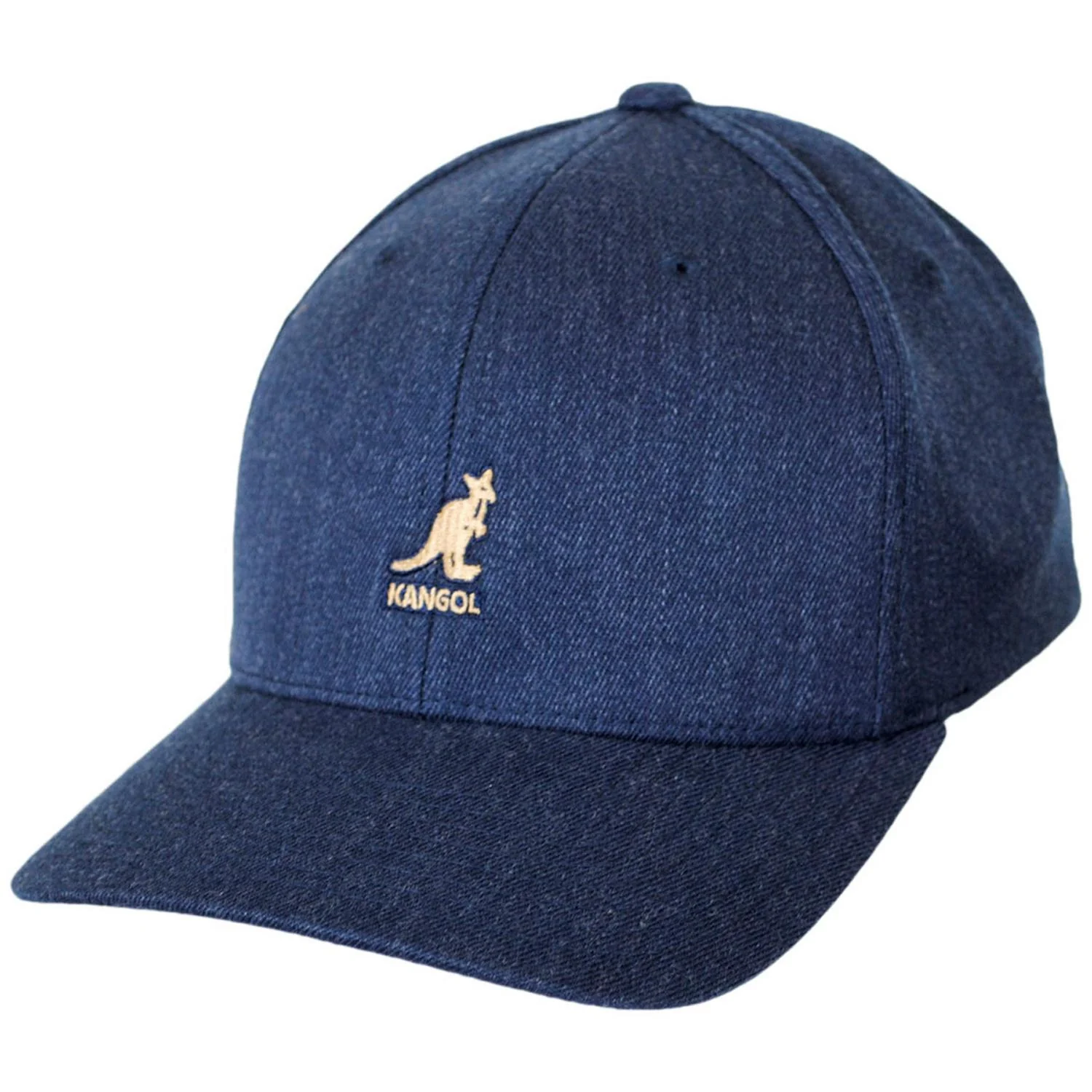 Logo Wool Flexfit Fitted Baseball Cap - Image 35