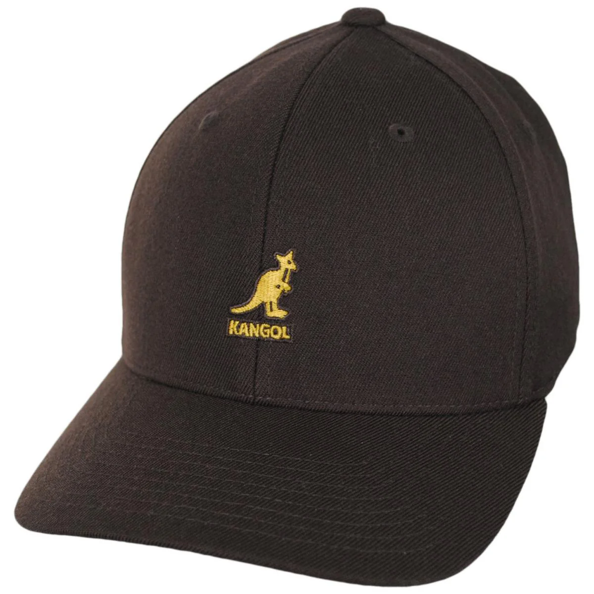 Logo Wool Flexfit Fitted Baseball Cap - Image 5