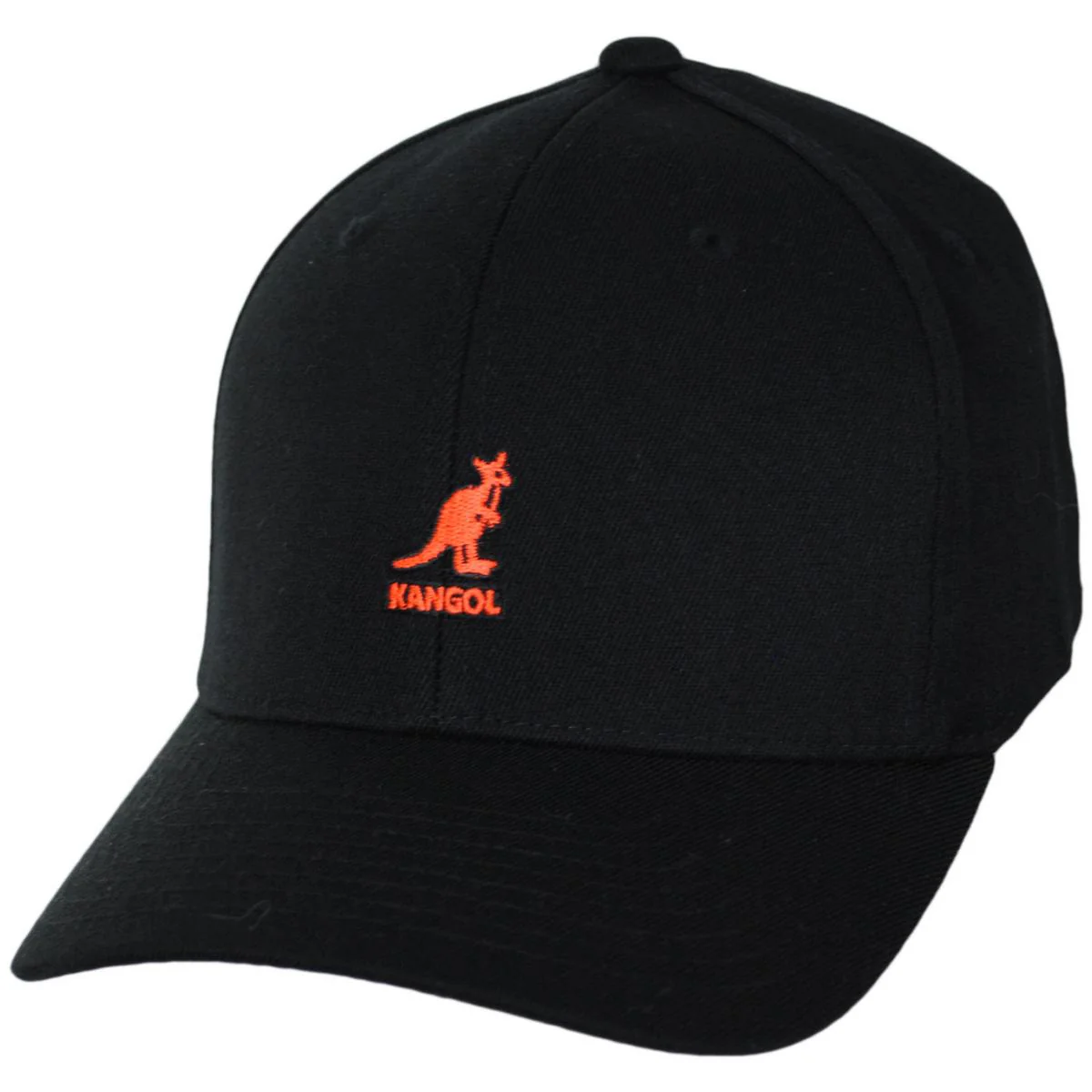 Logo Wool Flexfit Fitted Baseball Cap - Image 8