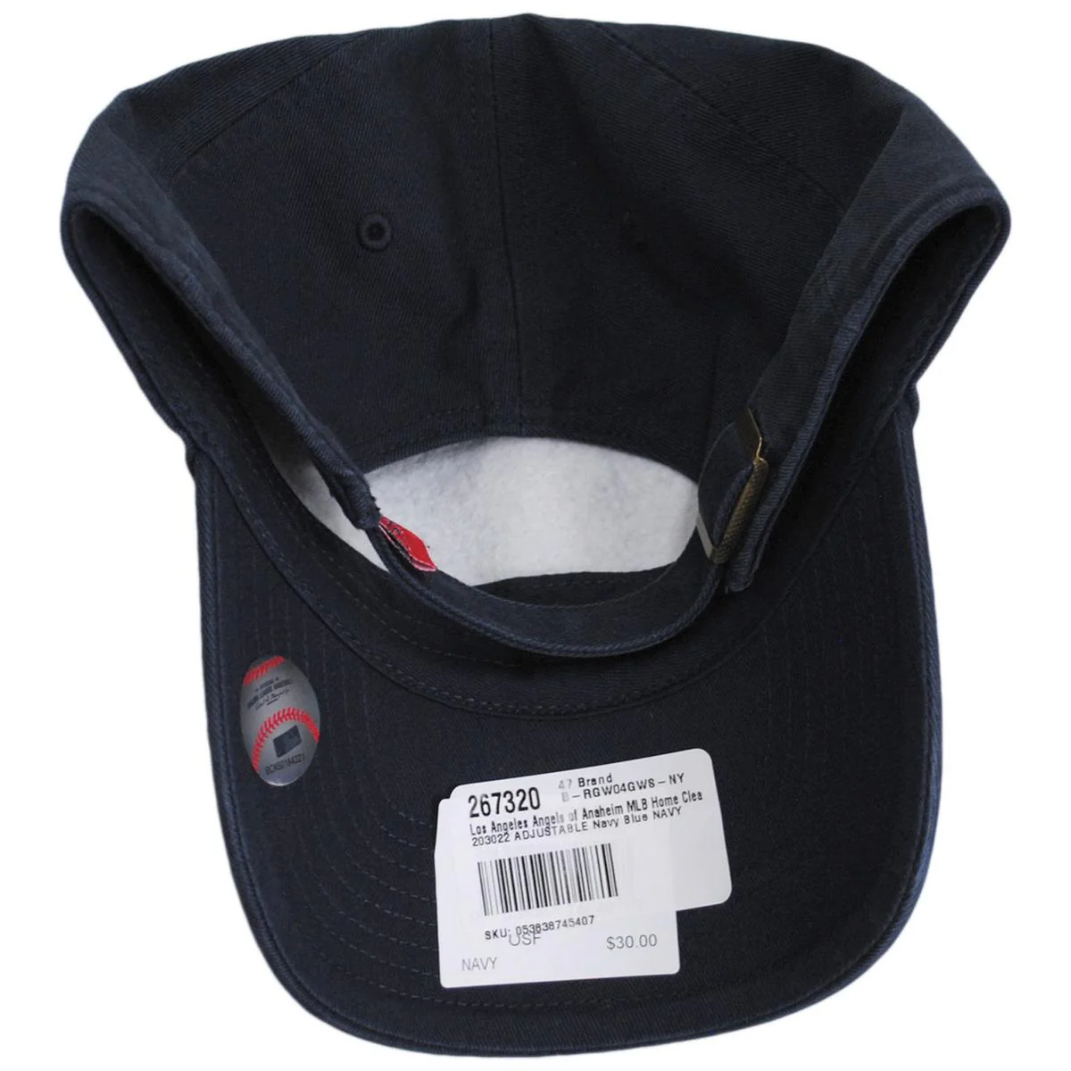 Los Angeles Angels of Anaheim MLB Home Clean Up Strapback Baseball Cap Dad Hat - Image 8