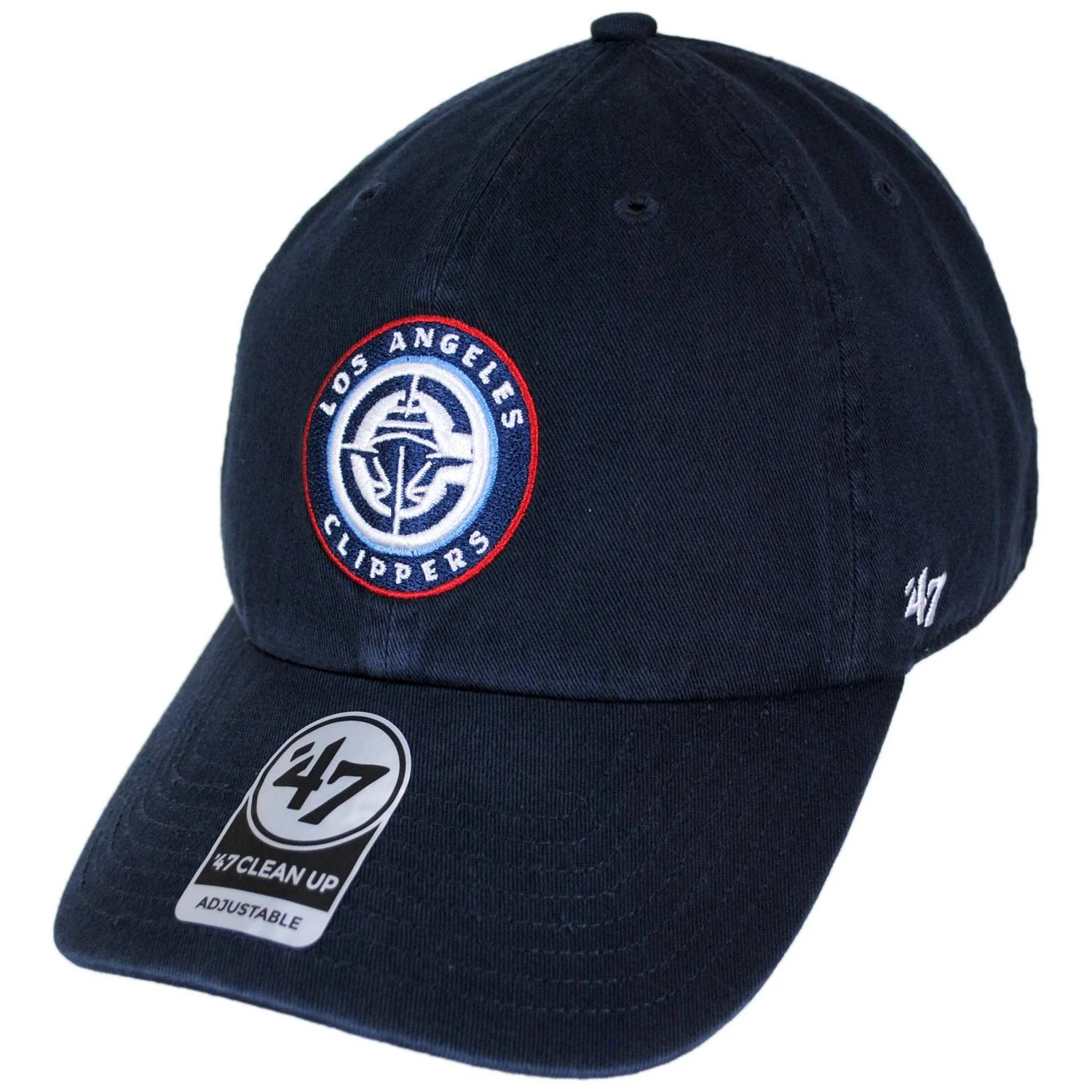 Los Angeles Clippers NBA Clean Up Strapback Baseball Cap Dad Hat II - Image 5