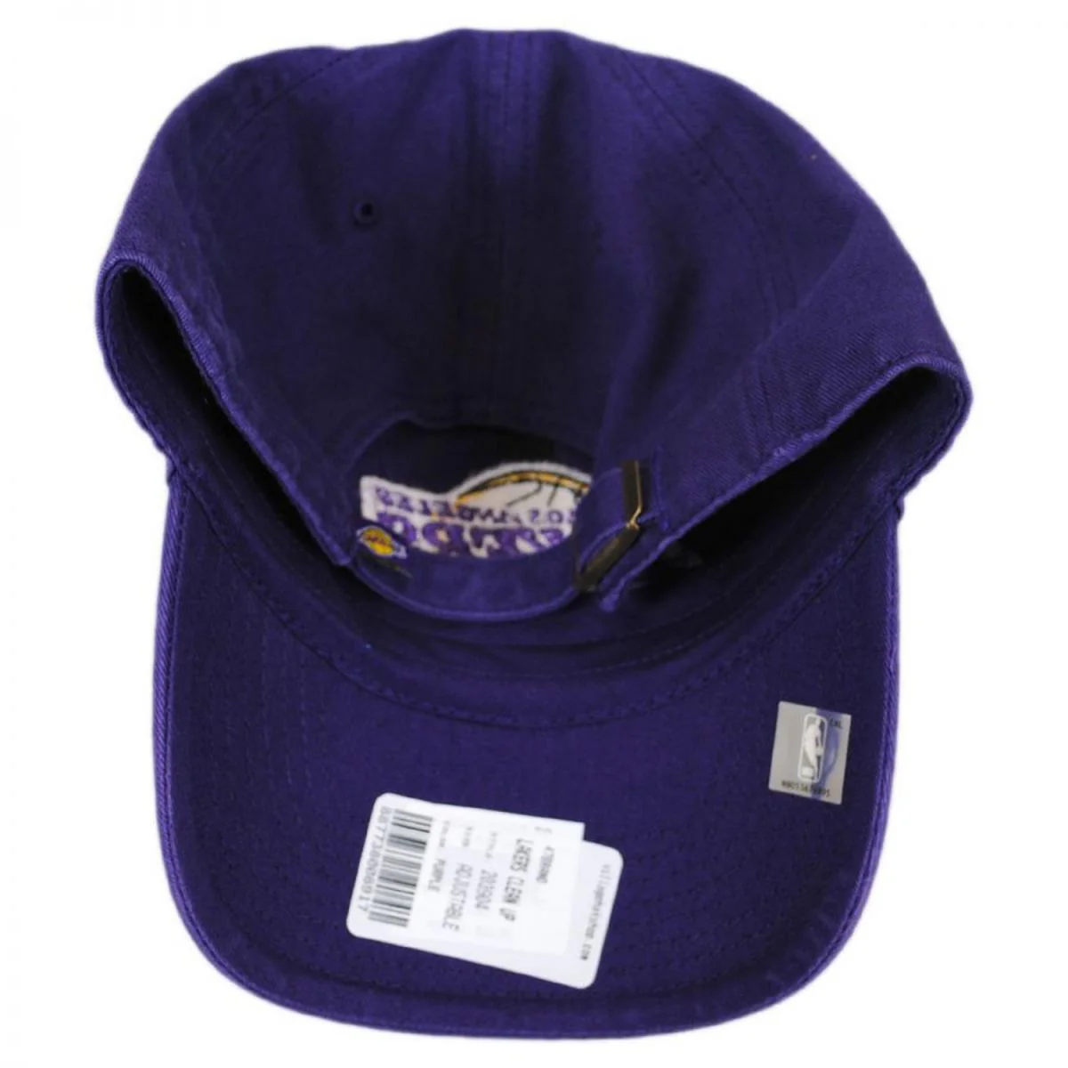 Los Angeles Lakers NBA Clean Up Strapback Baseball Cap Dad Hat - Image 4