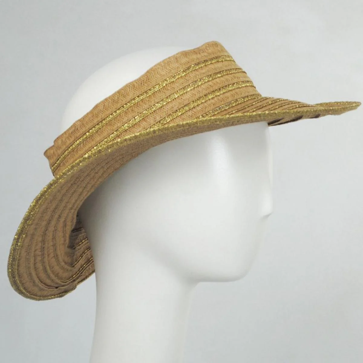 Maddie Toyo Straw Crownless Hat - Image 8