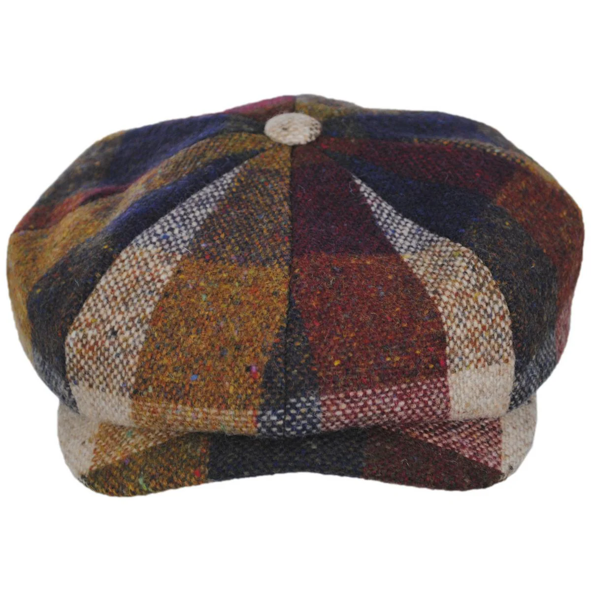 Magee Tweed Multi Check Newsboy Cap - Image 2