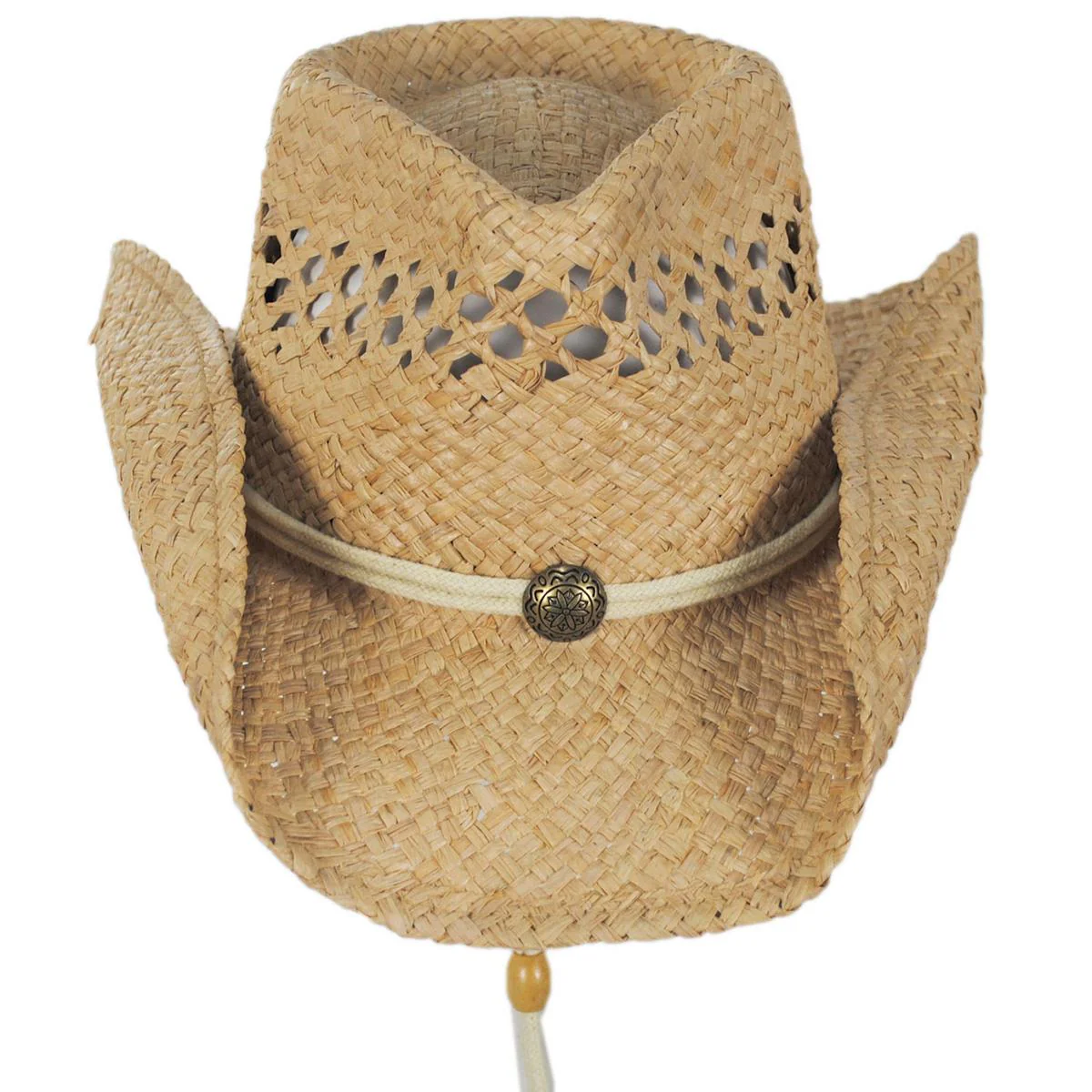 Maggie May Raffia Straw Western Hat - Image 4
