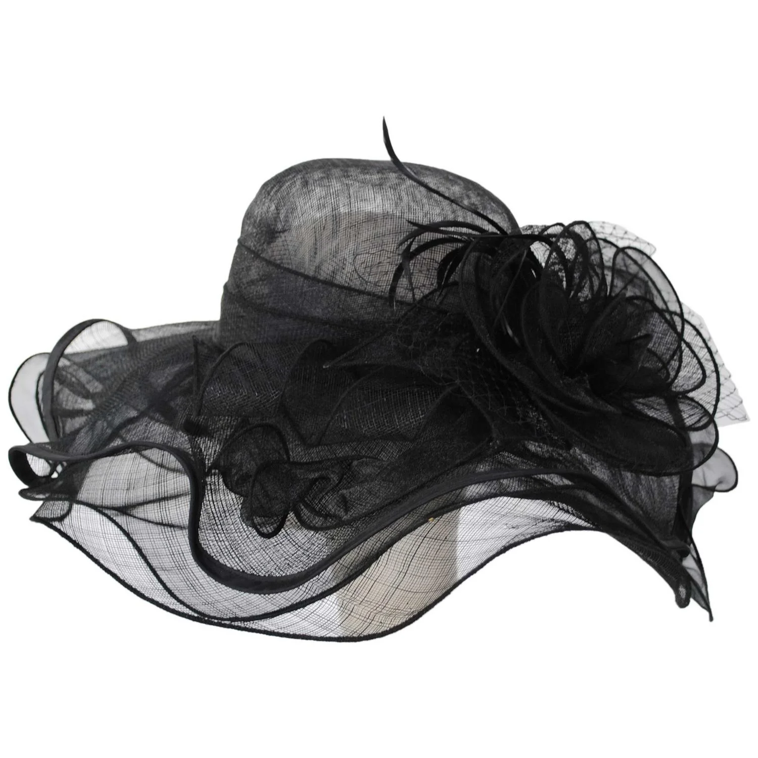 Magnolia Sinamay Straw Swinger Hat - Image 3