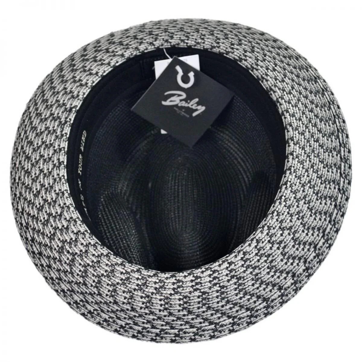 Mannesroe Poly Braid Straw Fedora Hat - Image 4
