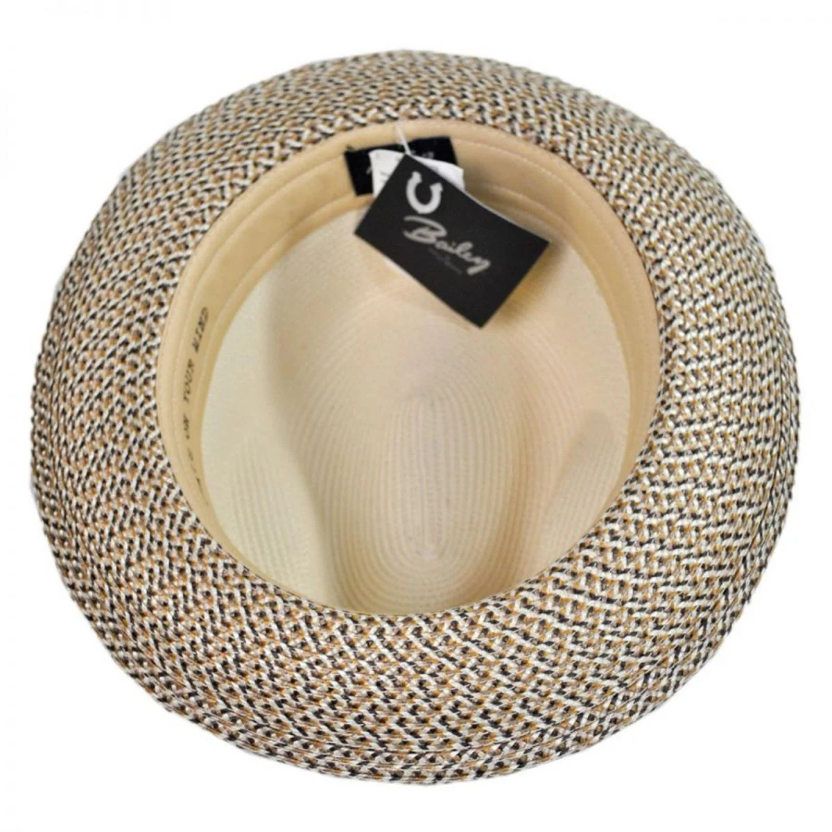 Mannesroe Poly Braid Straw Fedora Hat - Image 8