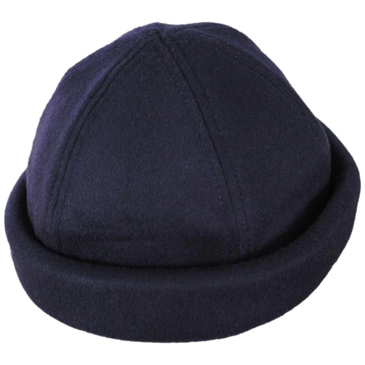 Melton Wool Blend Watch Cap Beanie Hat