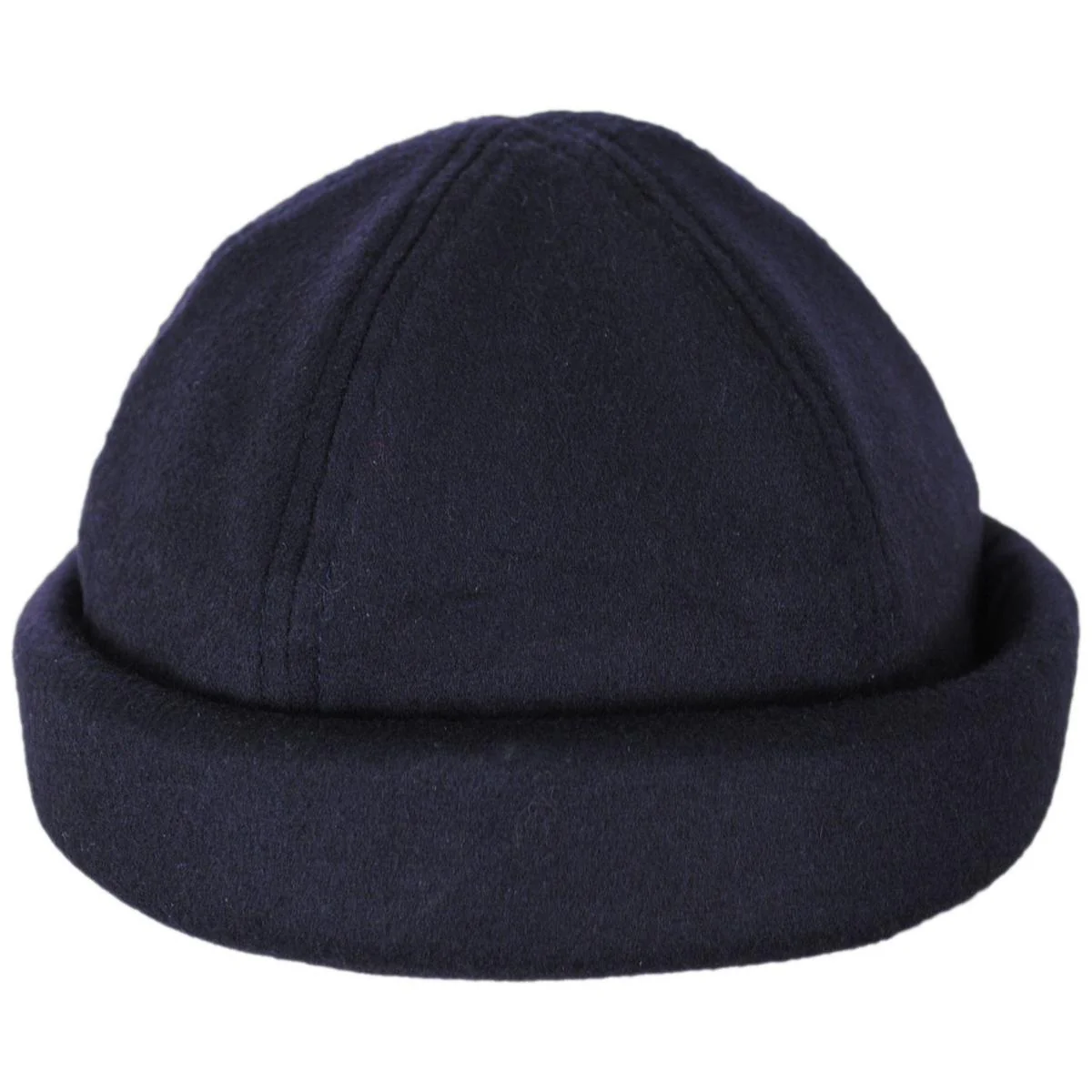 Melton Wool Blend Watch Cap Beanie Hat - Image 2