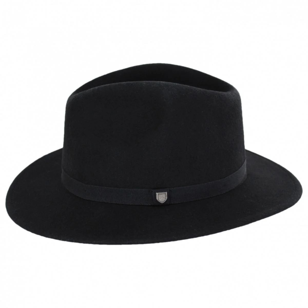 Messer Packable Wool Felt Fedora Hat - Black - Image 3