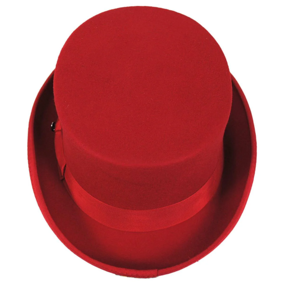 Mid Crown Wool Felt Top Hat - Image 11